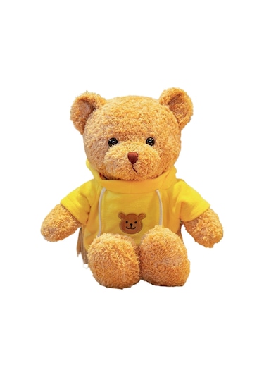 Turki Teddy Ayı Plush Toy Renkli Pillow 30cm Sarı Kazakı