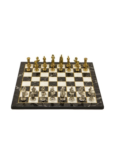 Gifthome Metal Satranç Takımı-seti orta ingiliz parlak Taş Ve Düz