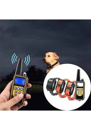 Sellwell Kesoto Köpek Eğitim Şok Yaka 875 Yards Lcd Uzaktan Kumanda