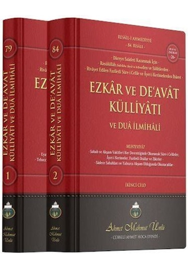 Ezkar ve Deavat Külliyatı ve Dua İlmihali (2 Cilt Takım) / Ahm...