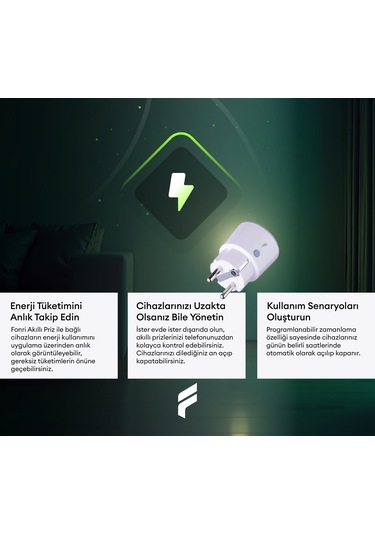 Fonri Wi-fi Akıllı Priz 16a 4'lü Set