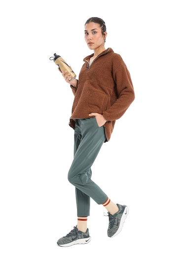 Sportive Sherpa Kadın Bej Günlük Stil Polar 24kk018-oat Bej