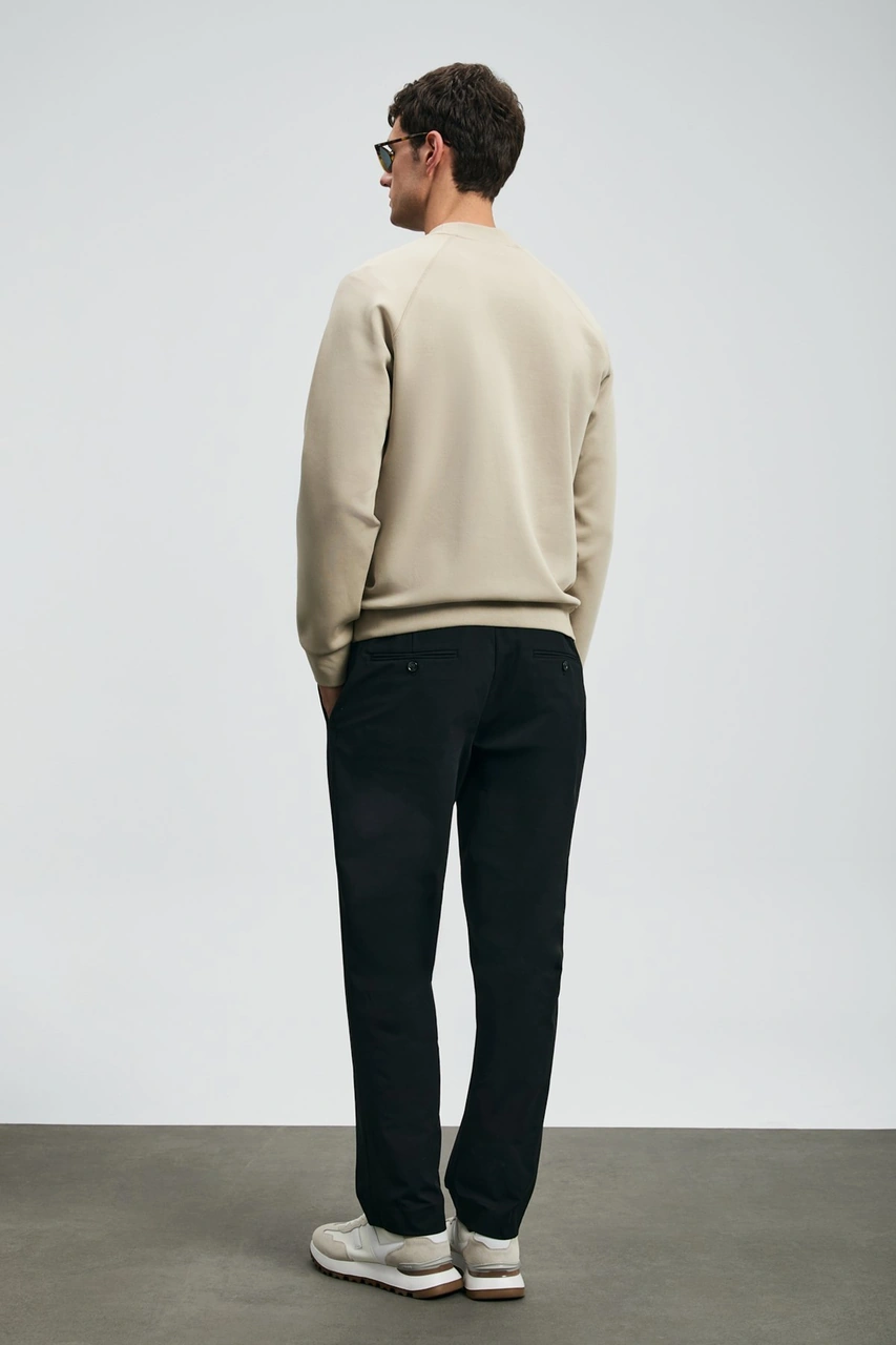 Lufian Erkek Grant Sweatshirt 112030179 Bej Bej