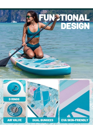 Aqua Harmony 11 Geniş Ve Dengeli Şişme Paddle Board 335x86x15 Cm Sup Seti