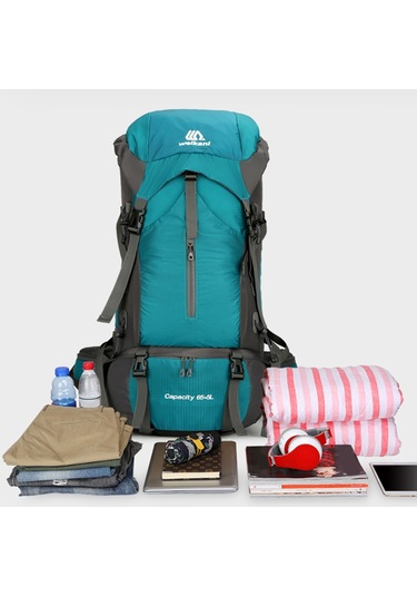 Weikani-70l Yürüyüş Sırt Çantası Suya Dayanıklı Tırmanma Kampı,turuncu Turuncu