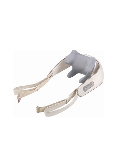 Lichen Omuz Ve Boyun Masajı Eğik Kas Boyun Yoğurma Masaj Aleti Beyaz