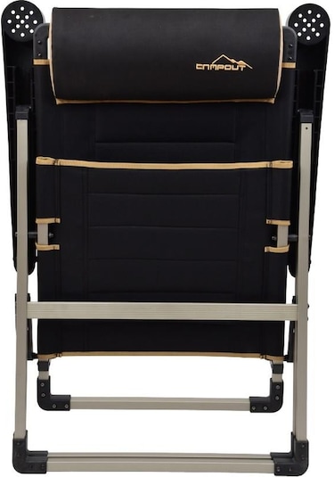 Nurgaz Campout Katlanır Lux Sandalye - Siyah