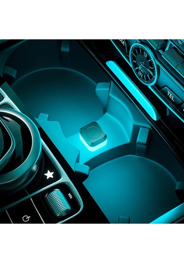 Yeni Evrensel Usb Araba Iç Ortam Atmosferi Işık Led Sinyal Işıkları Otomatik Ice Blue 1 Piece Set