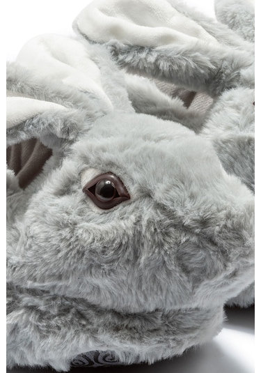 Twigy Zulu Çocuk Hayvanlı Panduf Gri 30/35 AA0705 Gri