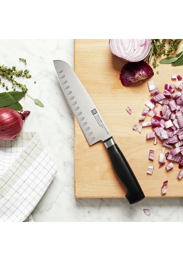 Zwilling Four Starsantoku Bıçağı, 18 Cm, Oluklu Kenar Diğer