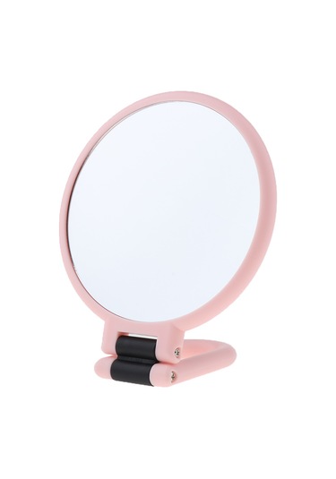 Suntek Taşınabilir Çift Taraflı Yuvarlak El 2x-büyütme Pembe