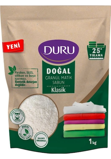 Duru Granül Matik Sabun Klasik 25 Yıkama 1 KG
