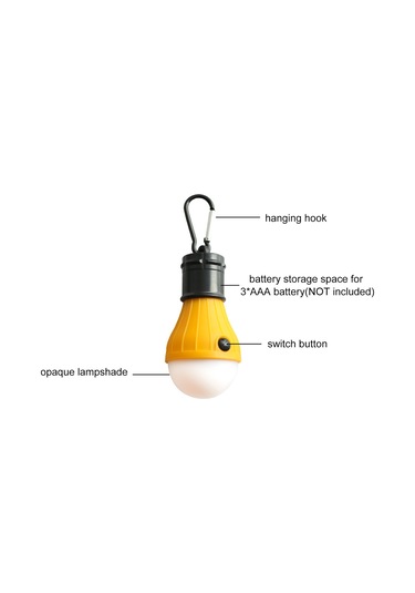 Hombey Yeşil Led Kamp Işığı, Su Geçirmez, 3 Aydınlatma Modu, Elden Taşınabilir, Halka İle, Pil Dahil Değil, Çadır Ve Acil Durumlar İçin Yeşil