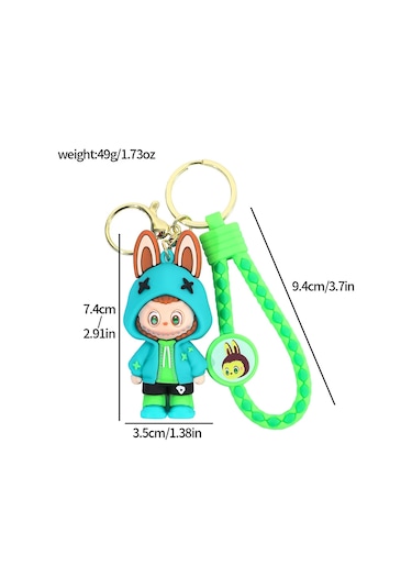 2025 Yeni Canavar Serisi Labubu Anahtarlık - Araba/sırt Çantası İçin Sevimli Position-1 6 Cm