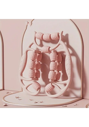 18 Tekerlekli Bacak Masaj Aleti 4741 Açık Mavi