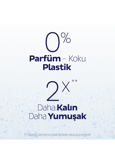 Sleepy AquaCare H2O Yenidoğan Islak Bebek Havlusu 8x50