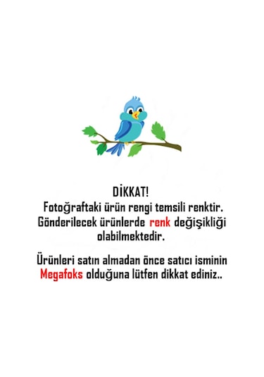 Megafoks Boncuklu Kare Kuş Salıncağı