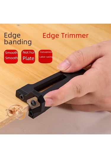 Springsun Alüminyum Döşeme Kenar Düzeltici, El İşleri İçin Kaba Kenar Kaldırıcı, Hassas Shaving Aracı R1+r2 Bıçaklı Diğer