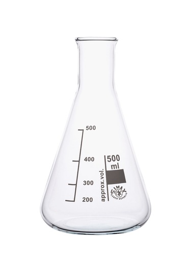 Simax Cam Erlen 500 ML Erlenmeyer Flask Dar Boyunlu