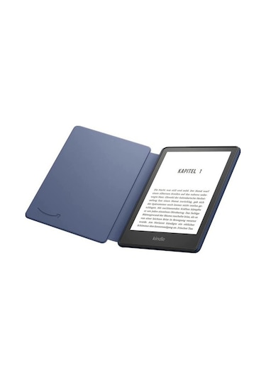 Amazon Kindle 6.8" Paperwhite 5 E Kitap Okuyucu Deri Kılıf Lacivert