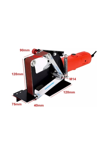 Rox Wood 0029 Taşlama Motoru Takılan Şerit Bant Zımpara Sehpası