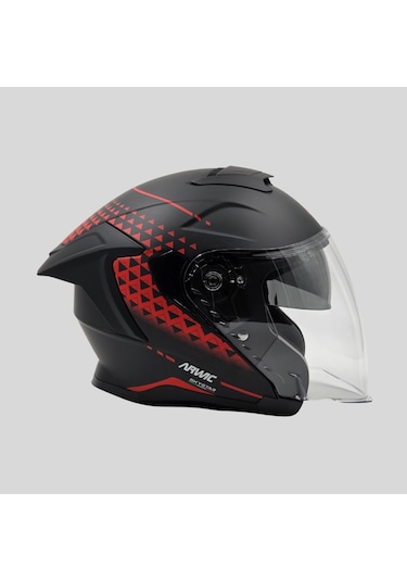 Arwic AR836 Skystar Ece-R22.06 Yarım Motosiklet Kaskı Kırmızı