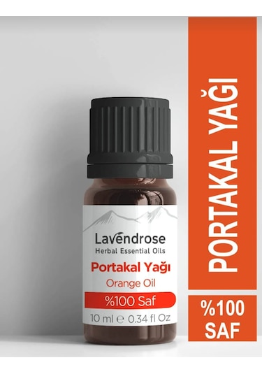 Lavendrose Portakal Yağı %100 Saf- Bitkisel Aromaterapi Yağı 10ml
