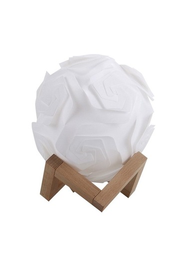 Szypzstore Aydınlatma Ay Lambası 5.9 Inç 16 Renk Led 3d Ay Işığı, Kız Erkek Çocuklar Kadınlar Için Lamba Ay Gece Lambası Doğum Günü 3z1lgq Beyaz