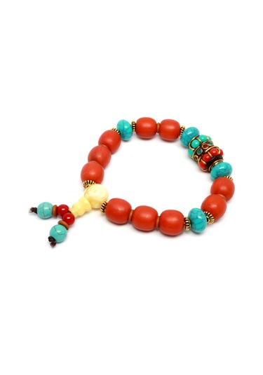 Omark Cotton Bhutan Bileklik Kırmızı