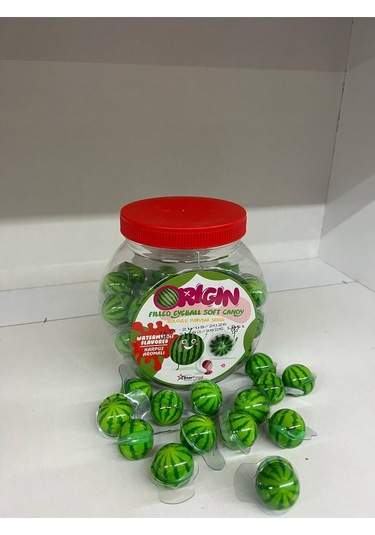 Origin Dolgulu Yumuşak Şeker Karpuzlu 60 Adet