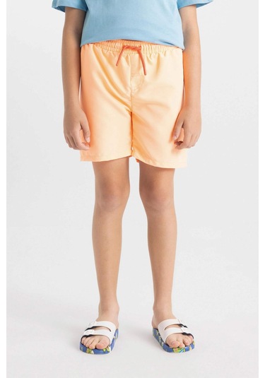 DeFacto Erkek Çocuk Basic Düz Deniz Şortu B7737A824HSOG514