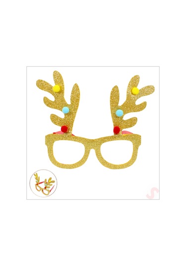 Yılbaşı Gözlük - Altın