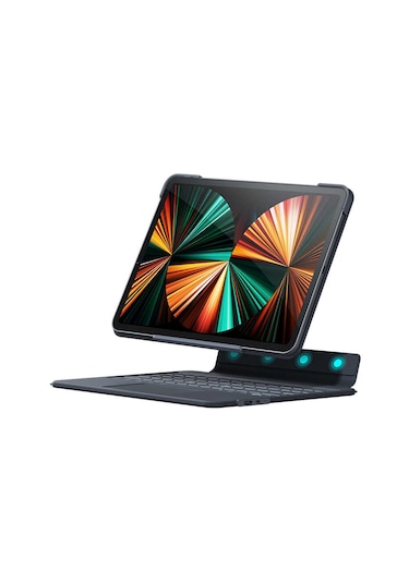 Benks KB01 iPad Pro 11 2. Nesil 2020 Uyumlu Kablosuz Klavyeli Kılıf Bluetooth Trackpad Keyboard - ZORE-216905
