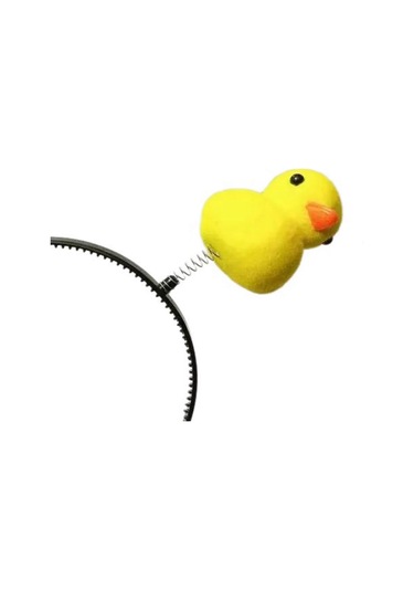 Genç Kız Yüz Yıkama Kafa Bantları Sevimli Sarı Ördek Şeklinde Diğer