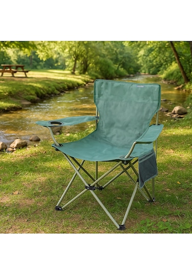 Uniqamping Pro Xl Katlanır Kamp Sandalyesi Yeşil