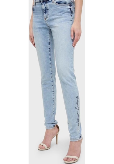 Armani Exchange Kadın Kot Pantolon 3dyj69 Y36dz 1500 Mavi