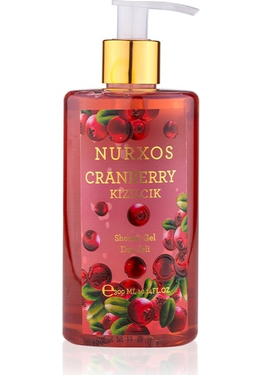 Nurxos 9886 Cranberry Kızılcık Hediyelik Kutulu 3'lü Set Vücut Spreyi & Losyon & Duş Jeli