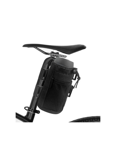 Qingmipy Sıcaklık Koruyucu Su Şişesi Tutucu, Çıkış Delikli, Ağızlı Cep, Bisiklet/bebe Arabası/engellere Uygun, Siyah, 17.5x8.3cm Çok Renkli