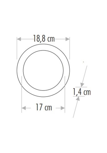 Cata Ct-5148 Slim Led Panel 15w Beyaz - 3 Lü Paket Beyaz