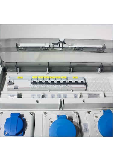 Novsen Ip44 Kombinasyon Panosu 3ad. 3x16, 1ad. 5x32, 3ad. Schuko Priz