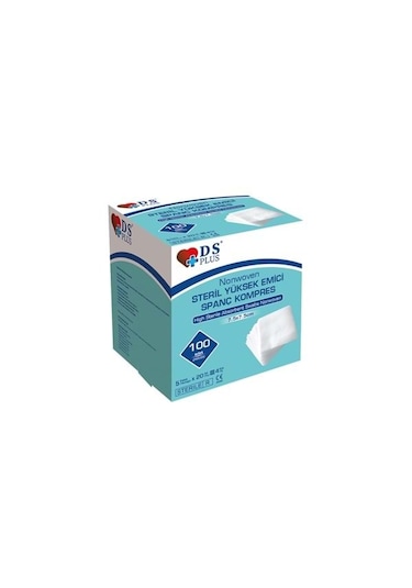 Ds Plus Nonwoven Steril Spanç Kompres 100'lü 7.5 x 7.5 CM