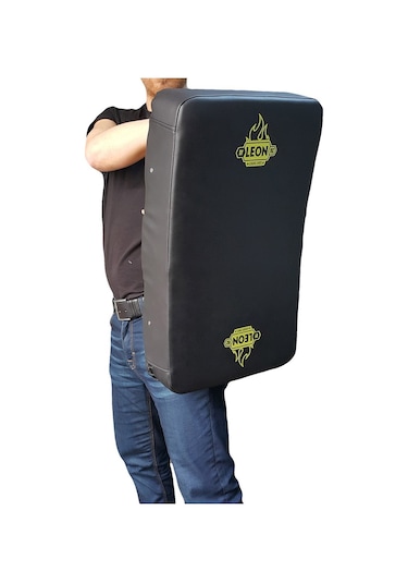 Aksaspor Leon Maxi Darbe Yastığı Kick-Boks Lowkick Pads Siyah