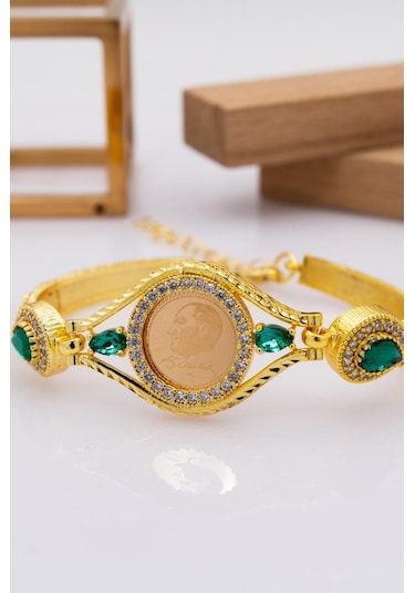 22 Ayar Altın Gram Altınlı Kelepçe Bileklik LKSGRM140