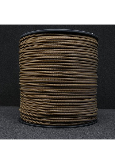 Mg Ropes Paracord İp 4 Mm Hardal Mavi Desenli No:14 10 Metre Çok Renkli