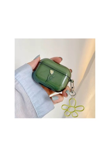 Airpods Pro 3. Nesil 2025 Uyumlu Tasarımlı Preminum Kılıf 1.kalite Son Çıkan Yeşil