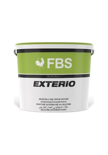 Fbs Exterio Silikonlu Dış Cephe Boyası 20 Kg Antrasit Gri 7016