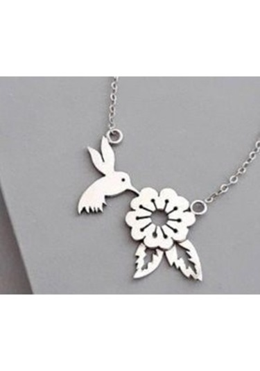 Gümüş Kuş Kolye 487875668