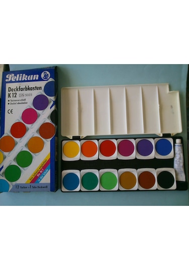 Sulu Boya 12 Li Pelikan Orginal Almanya Üretimi