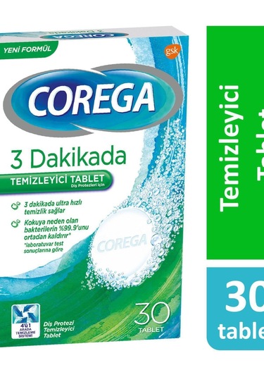 Marka: Diş Protezi Temizleyici Tablet 30'lu Kategori: Diş Beyazlatma Ürünü