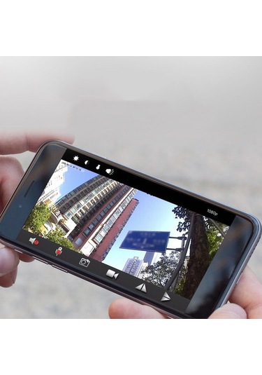 Jeemson Siyah Mini Kablosuz Wifi Kamera - 1080p Hd Geceli Görüş Dışarıdaki Kayıt İçin - Hafıza Kartı Ve Şarj Aleti Yok